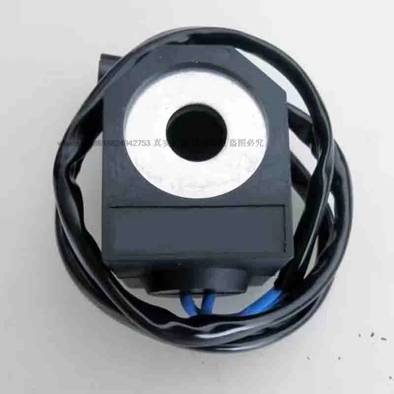 for Doosan Excavator DH150/ 220 Pilot Solenoid Valve Coil Daewoo 225 300-5-7 DC12V DC24V Inner Diameter 13mm,Height 52mm