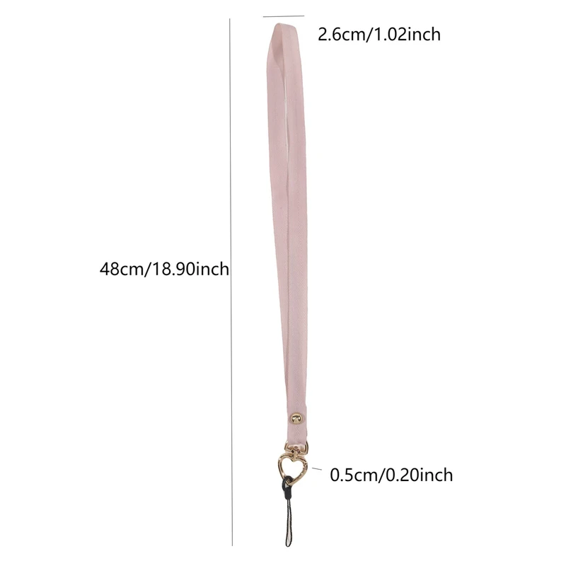 Love Mobile Phone with Keychain Lanyard for Men and Women, Confrontal Neck, Long document, Key Rope, DIY