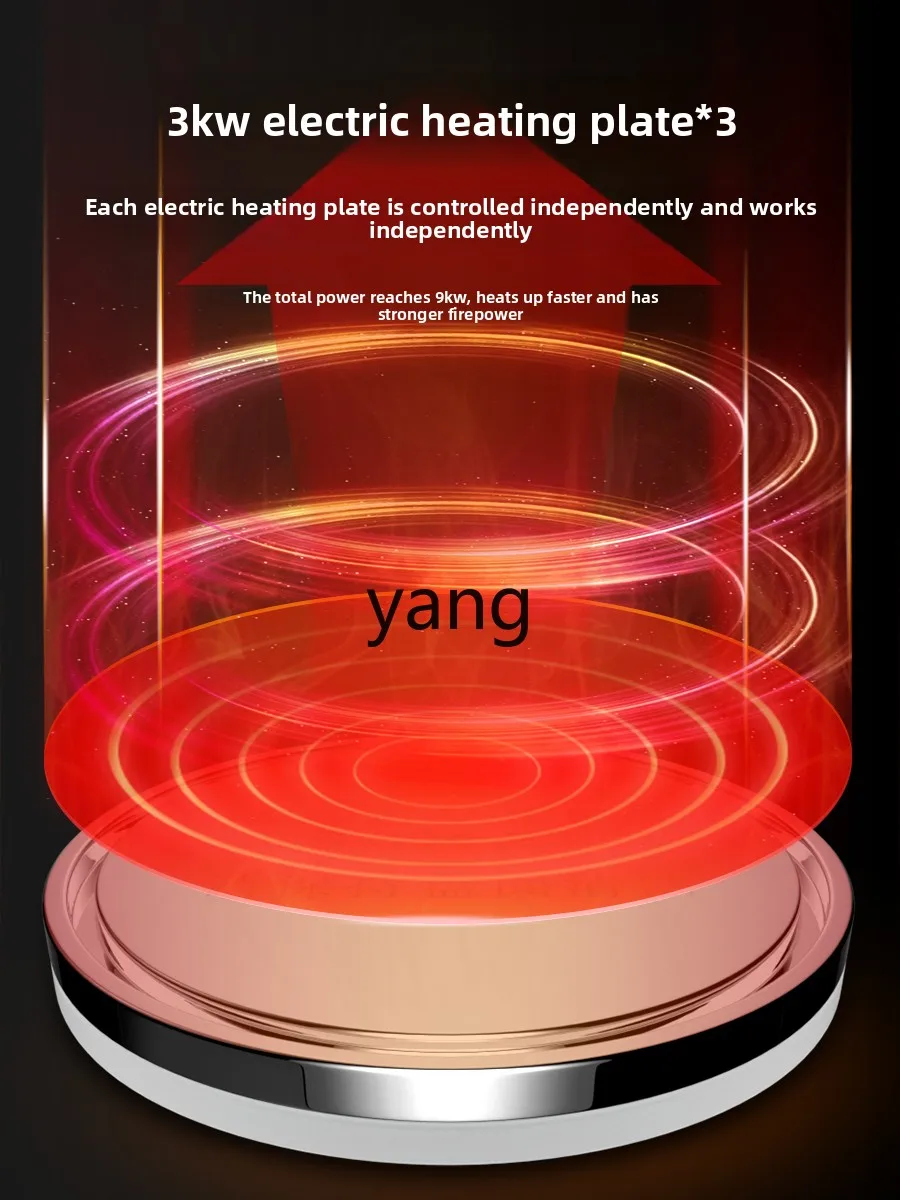 LH commercial high-power noodle cooking stove electric heating Malatang multi-functional double-head noodle cooking bucket