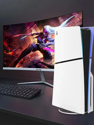 Вертикальная подставка для PS5 Slim с винтовым креплением — изображение товара