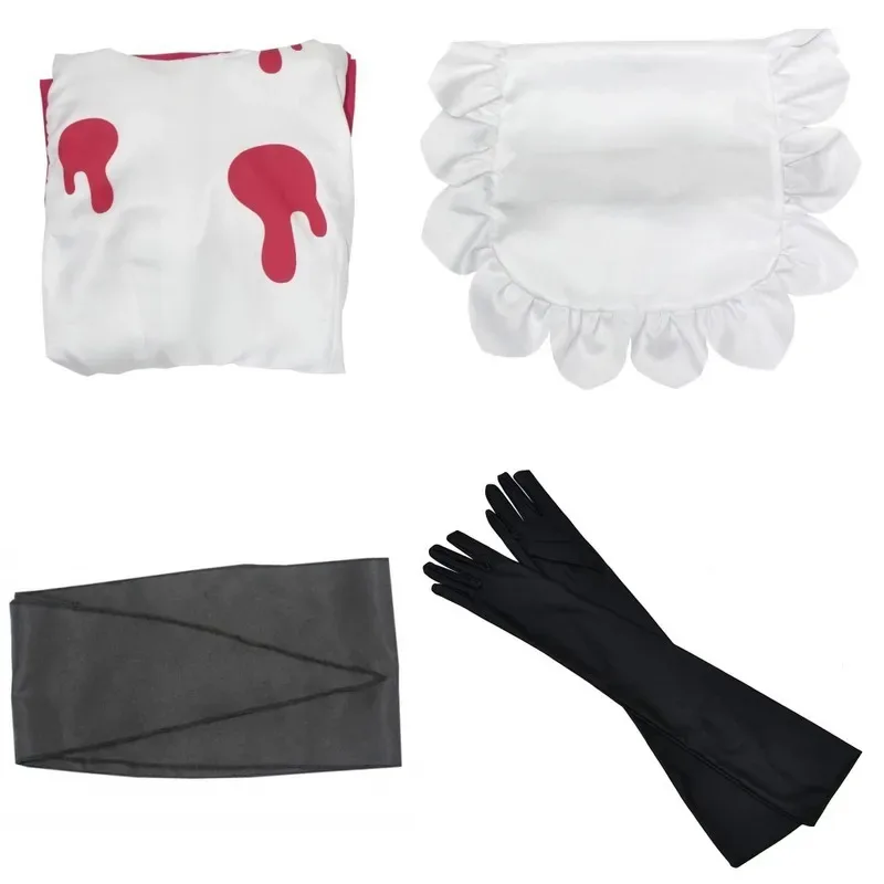 Niffty الحيوان نف تأثيري البدلة لطيف الشيطان لعب الأدوار الملابس شعر مستعار موحدة فندق تأثيري فستان حفلة الهالوين النساء