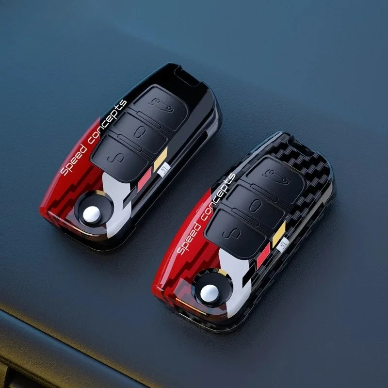

3-кнопочный складной карбоновый ABS + силикагель чехол для дистанционного ключа автомобиля для Ford Mondeo Ecosport Focus Fiesta Falcon Territory Galaxy