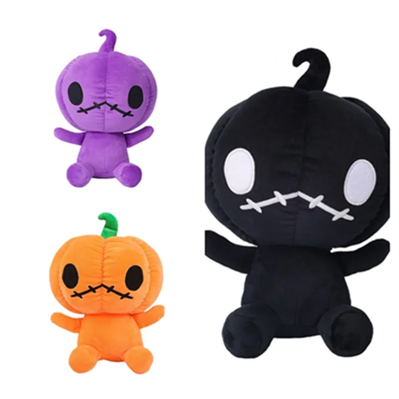 Halloween Pumpkin Cosplay Plush Toys Cartoon Soft Stuffed Dolls Mascot Adult Kids Birthday Xmas Gifts 30CM