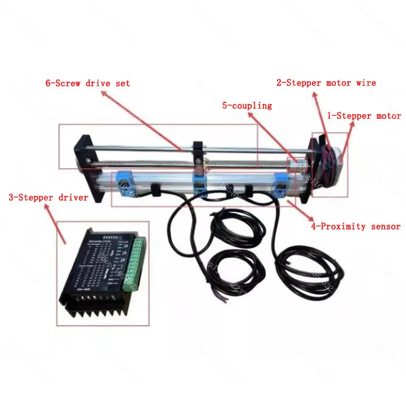 Stepper Motor Lead Screw Linear Motion Control Platform Kit for Industrial Training Learning