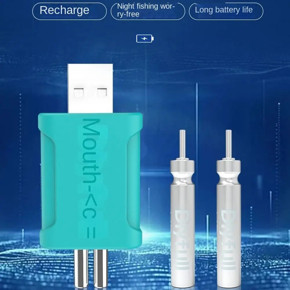 CR425 شاحن يو اس بي العوامة الكهربائية معالجة 2 ثقوب الصيد تعويم البطارية بحيرة نهر مضيئة بوبر الإلكترونية يطفو البطاريات #4