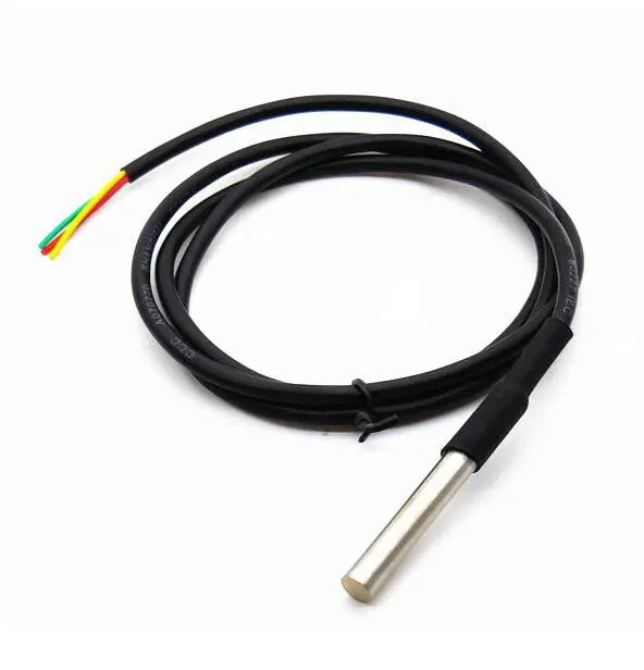 O envio gratuito de Temperatura DS18b20 Aço Inoxidável Sensor 18B20 10 pcs/lot
