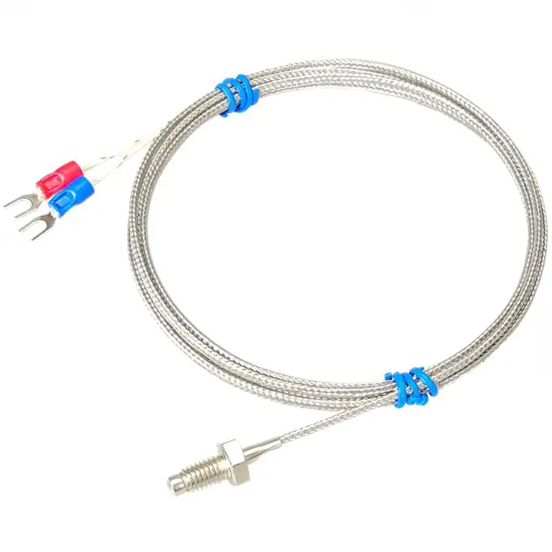 K-type E-type thermocouple temperature sensor Compression spring type screw type thermocouple thermometer Temperature