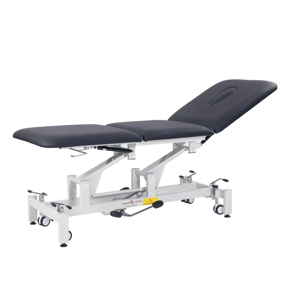 Camilla hidráulica para terapia física de Spa, sofá de examen, mesa de masaje, cama de tratamiento, mesa de fisioterapia para osteopatía