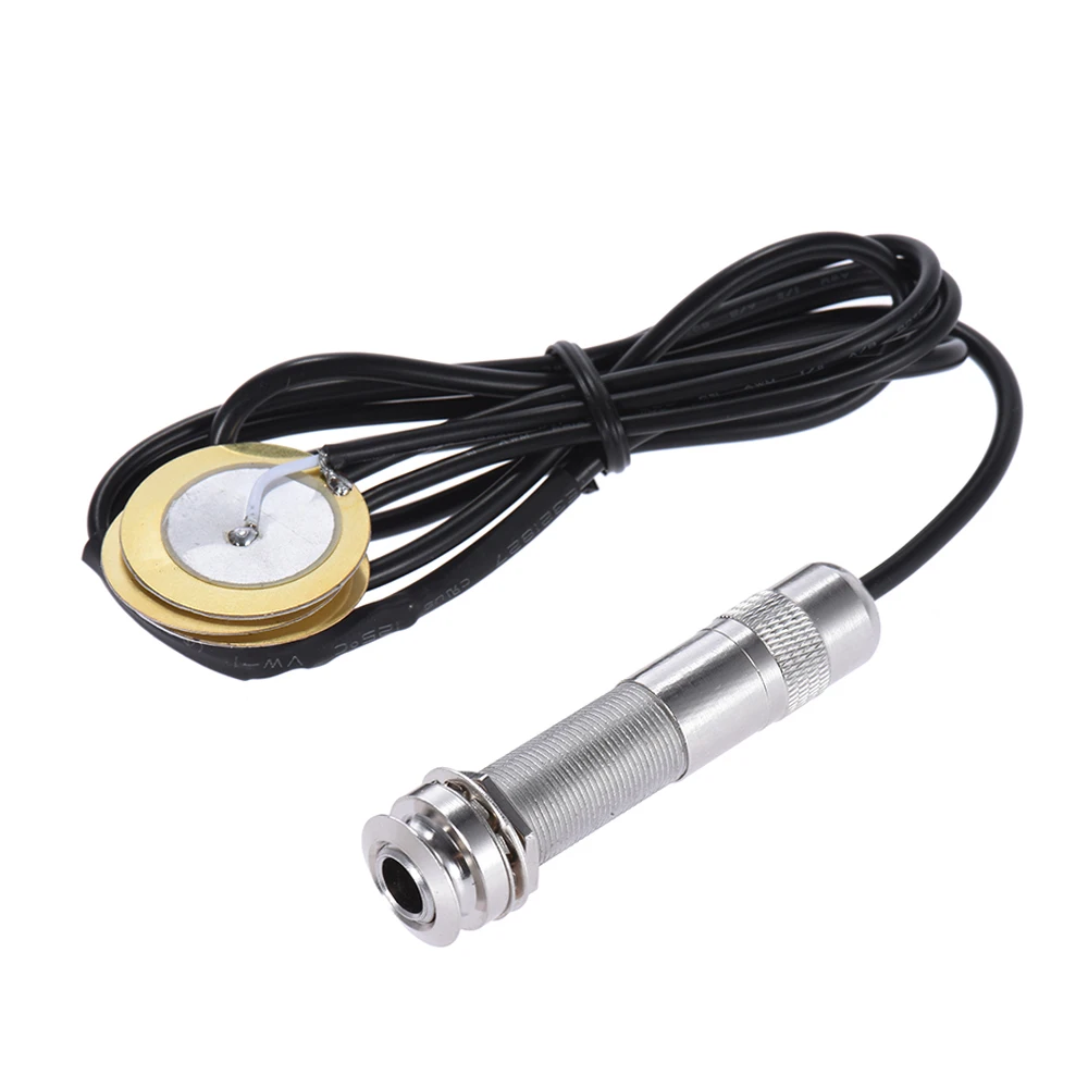 Acoustic String Instrument Piezo Pickup Pick-up System 3 Transducers 6.35mm Jack for Guitar Mandolin Ukulele