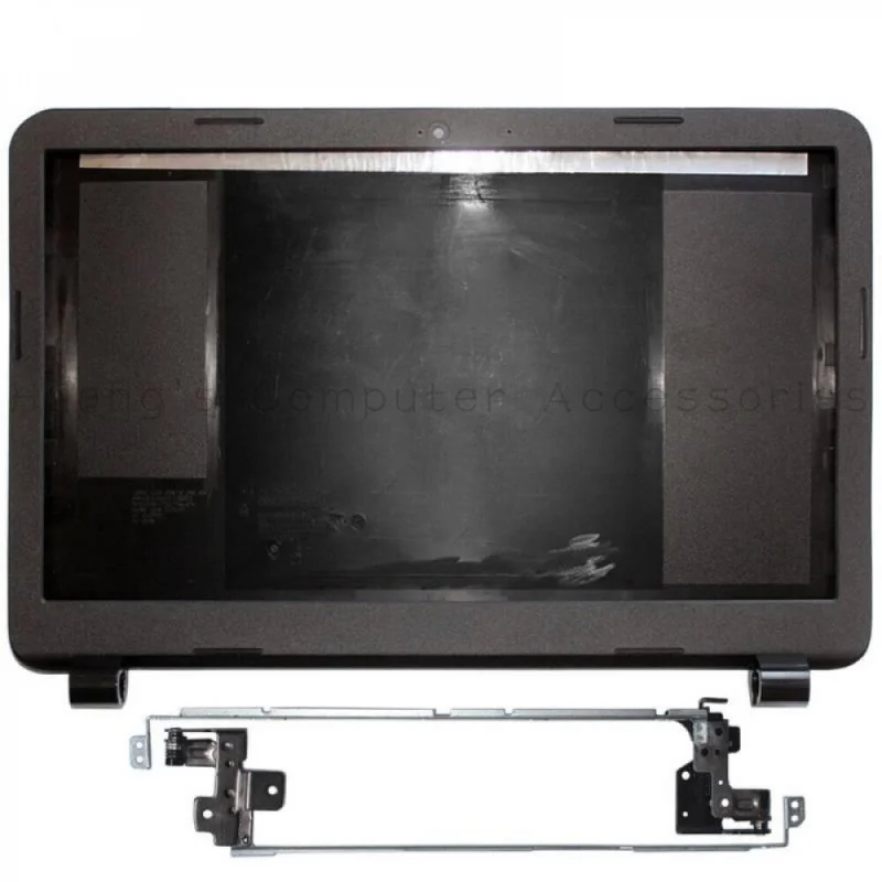 SS+LCD Back Cover, LCD Bezel Cover & Hinges For HP 250 255 256 G3 15-G 15-R 15-T 15-H Laptop Screen Shell & Hinge Set