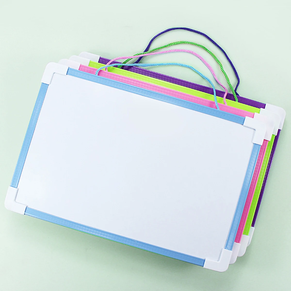 سبورة بيضاء مغناطيسية على الوجهين، لوحة رسائل معلقة، قابلة للكتابة، رسم جرافيتي للأطفال، لوحة ملاحظات مكتبية #3