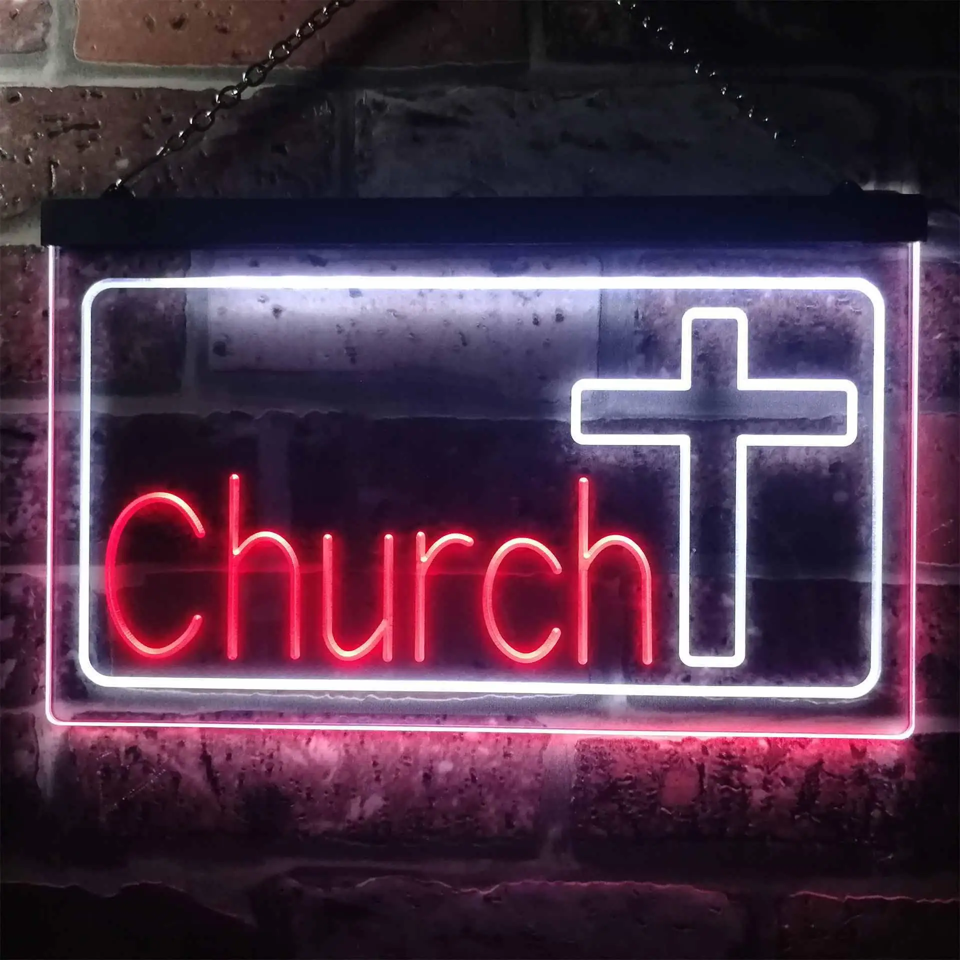 

Church Cross Dual Color Led Neon Sign st6-i3237