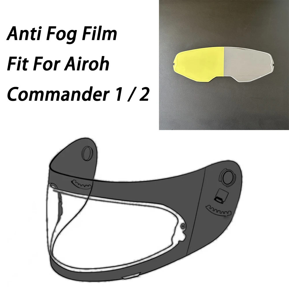 

Helmet Visor Film Anti Fog Fit For Airoh Commander 2 Lens Anti Fog Film Motorcycle Helmet Accessories