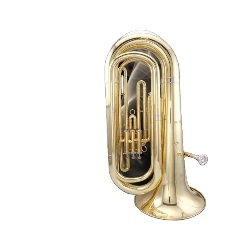 

Taishan Brand Professional Gold Lacquer Brass Tuba For Performance