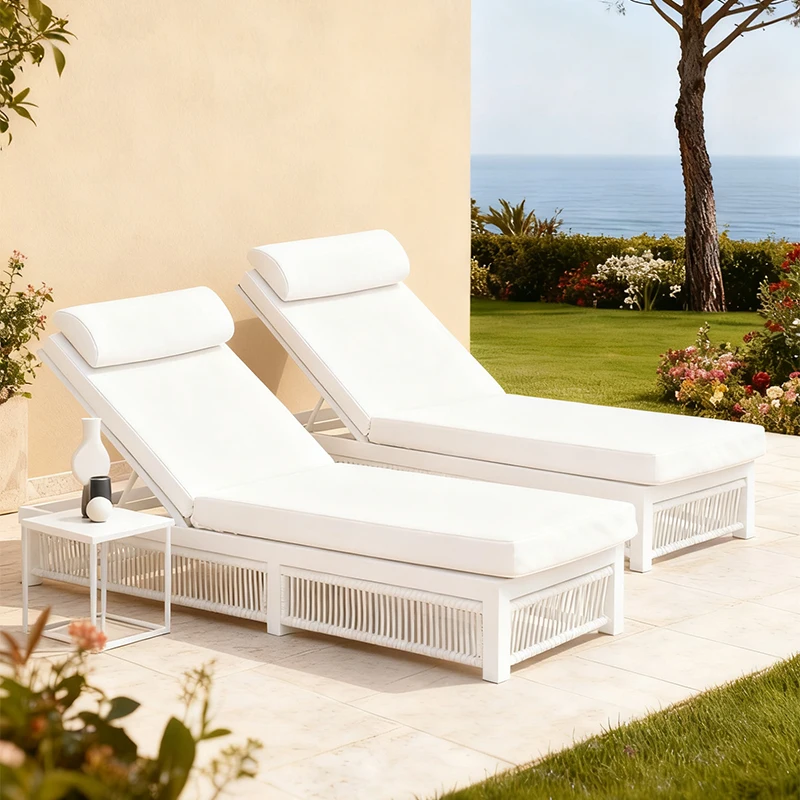 Aluminum sunbeds Outdoor furniture Beach chairs Outdoor chairs Pool sun loungers  Outdoor lounge chairs