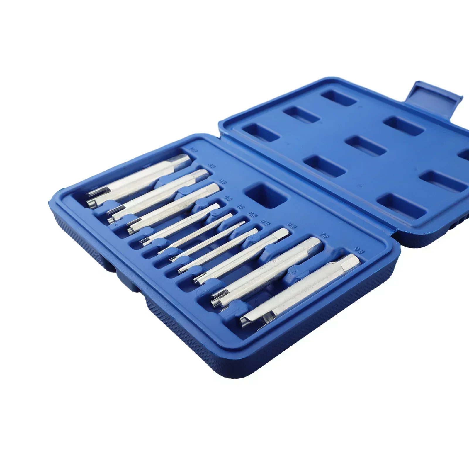 Extrator de Parafuso Diga Adeus às Parafusos Quebrados Teimosos 10 Peças Conjunto de Extratores de Torneira de Parafuso com Design de Cabeça Quadriláteriana