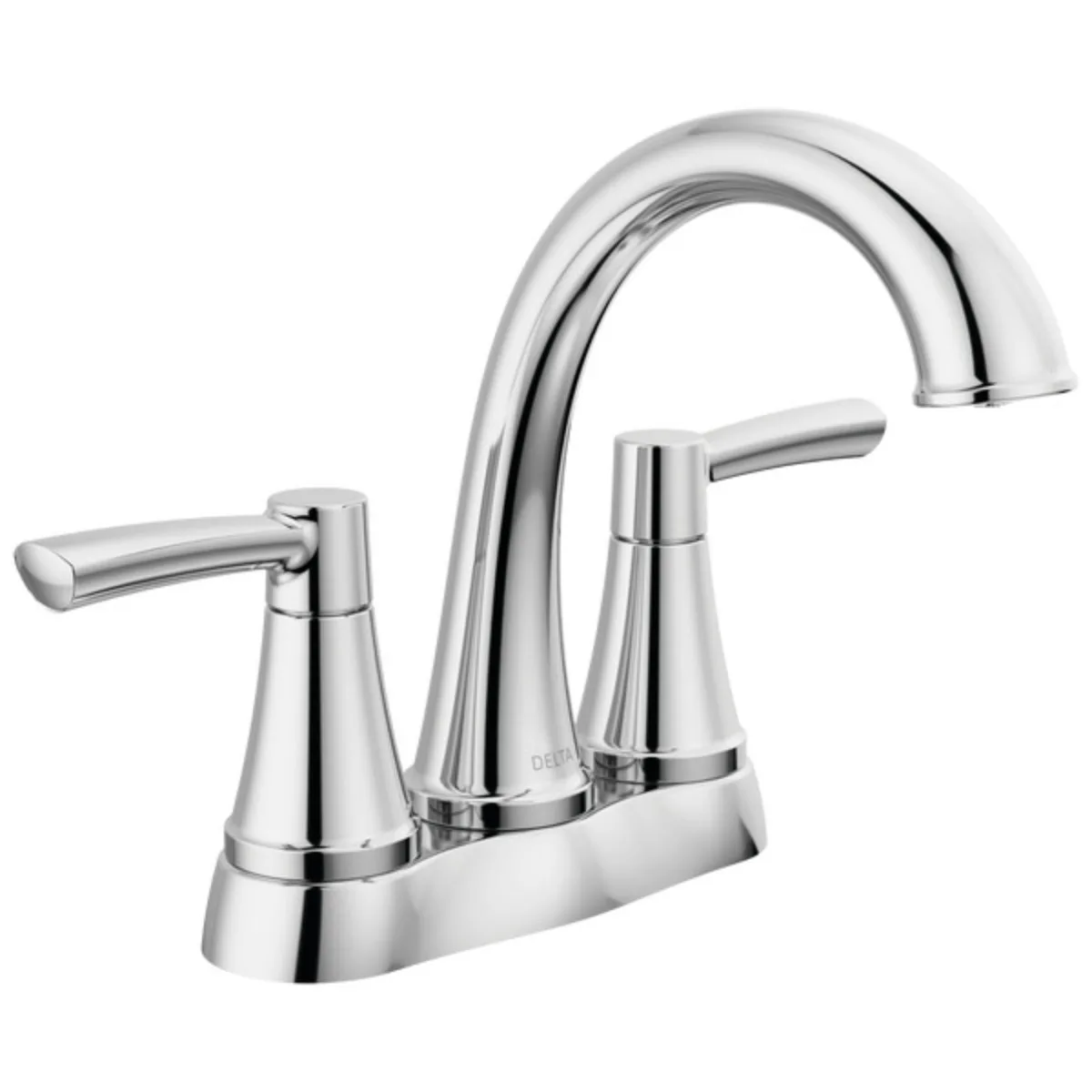 Us-Centerset Bathroom Faucet 2-Handle Chrome-Certified Refurbished