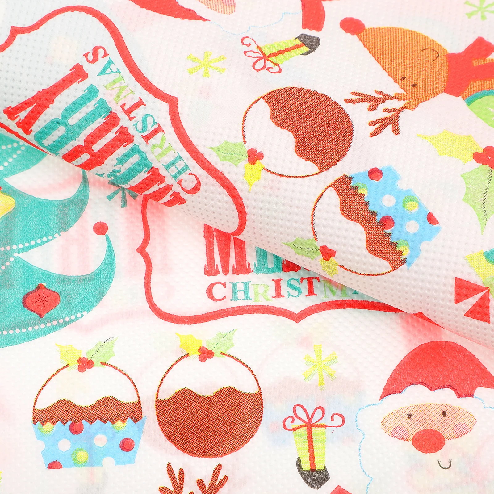 

40Pcs Xmas Design Absorbent Oil Pad Grease Proof Paper for Baking Fried Food Sandwich Wrapping Paper Household Food Cushion