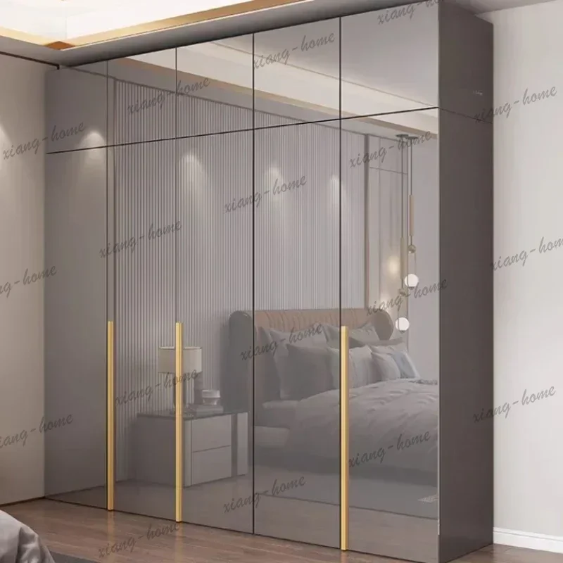 Factory Direct Space Saving Multifunction Closet Systems Wardrobe Bedroom Wooden Doorsplacard De Vetement Furniture Storage Draw