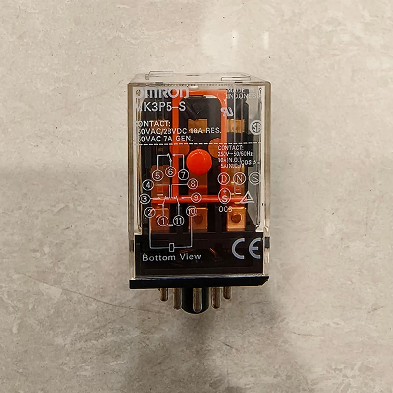 MK3P5-S Intermediate Relay + Base AC220V AC110V AC24V DC24V DC12V DC110V 11PIN