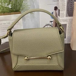 Mini Tote Messenger Bags For Women Luxury Designer Handbag And Purses 2024 New In Fashion PU Square Simple Shoulder Crossbody