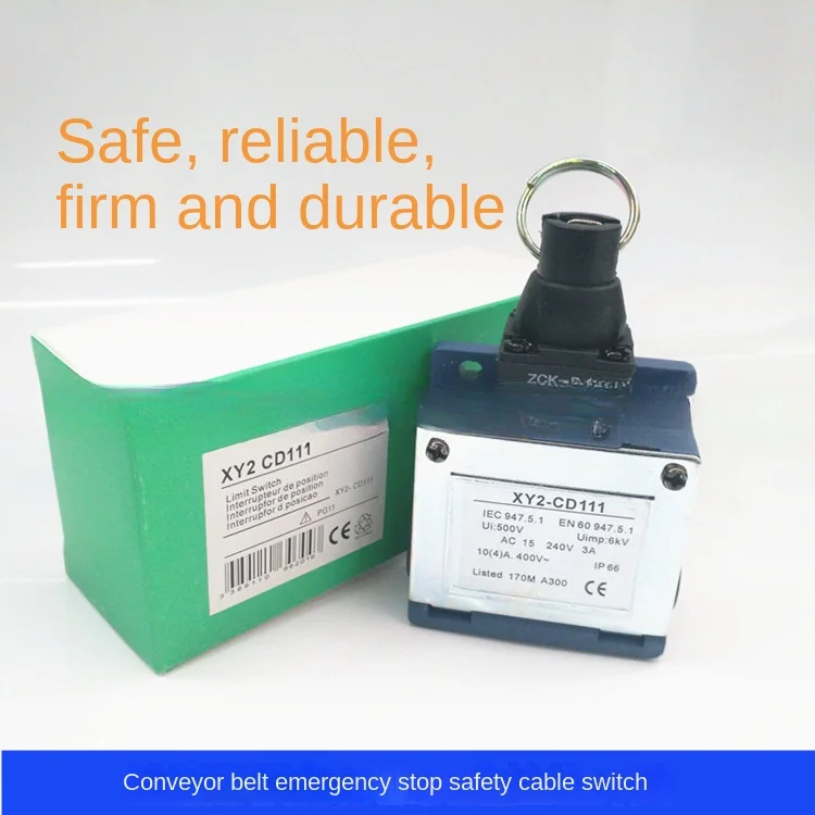 Pull-Cord Switch XY2-CD111 Emergency Stop Safety Pull Switch Xy2cd111