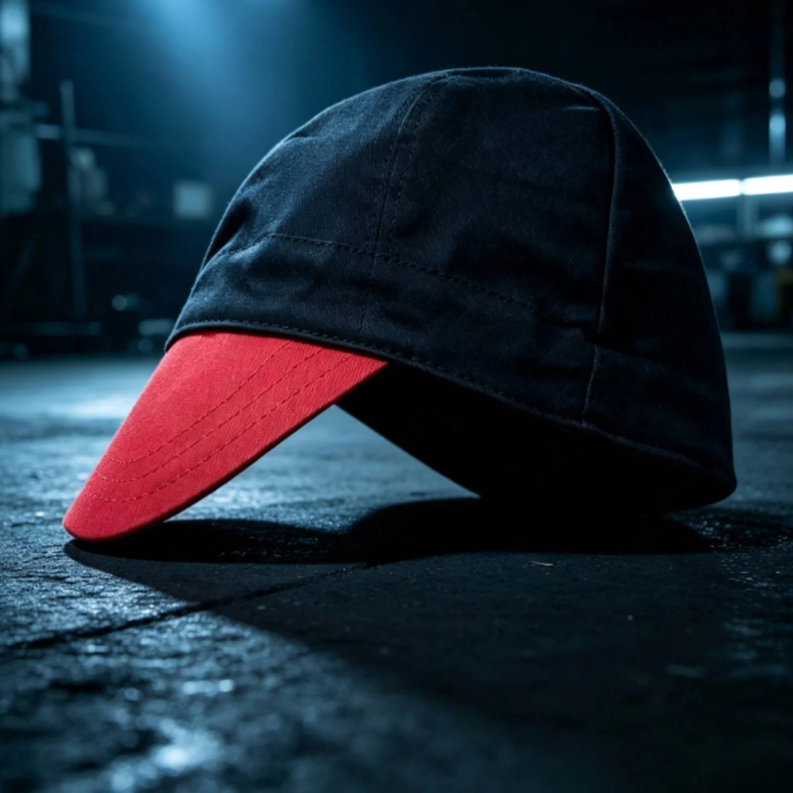 Fabricating Cap Breathable Fabricating Cap with Visor Hat Comfortable Headwear Slim-Profile for Welders, Metalworking, Grinding