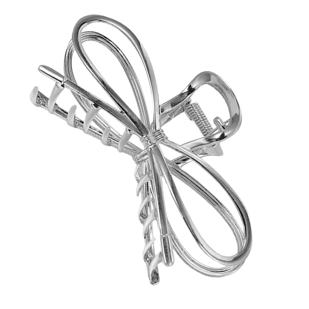 

Elegant Metal Bow Hair Claw Clip Large Hair Jaw Clip for Women Cute Stylish Accessory Secure Hold for Cooking Washing Face