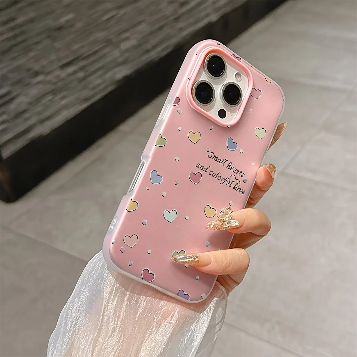 Heart Phone Case For Samsung Galaxy S26 S25 S22 S24 S23 Ultra Plus A54 A55A36 A37 A56 Jelly Protector Colorful 3D Heart Cover view 4