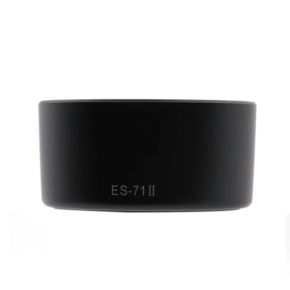 ES-71II para Canon EF 50mm f/1.4 USM Parasol de bayoneta especial dedicado Plástico Negro