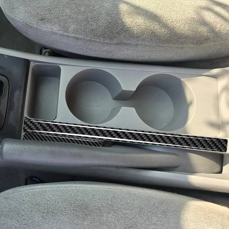 For 03-08 Toyota Corolla Car Interior Modification Carbon Fiber Handbrake Panel Decorative Sticker