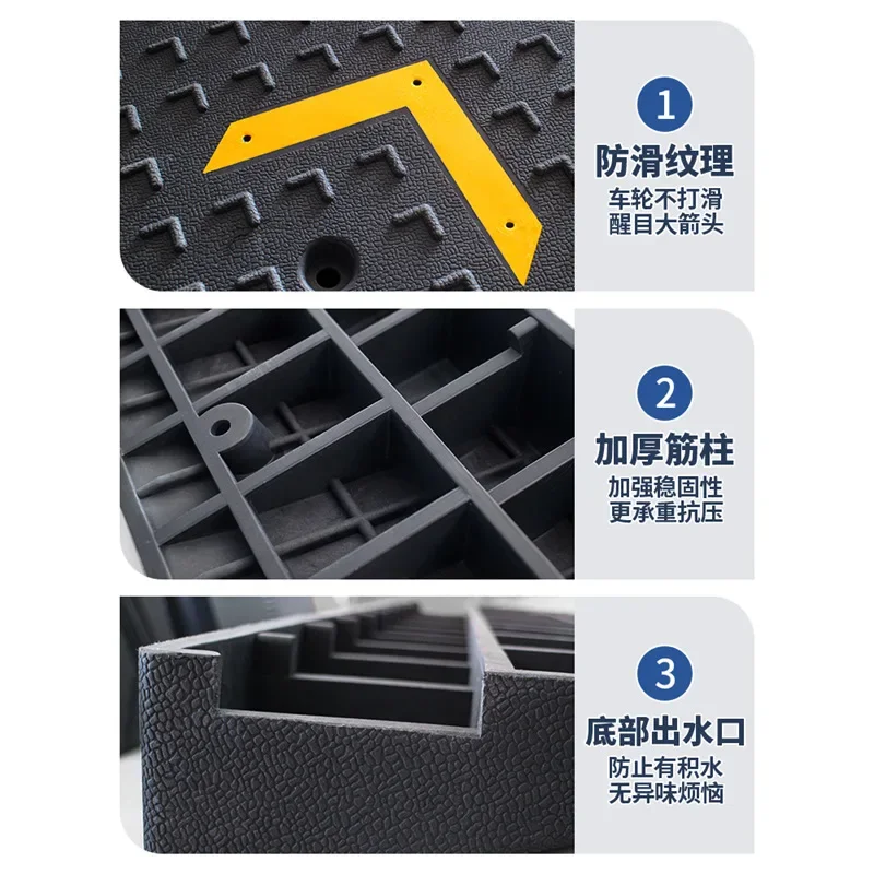 Steps Ramp Slab Ramp, Rubber Pad Garage Door Ramp