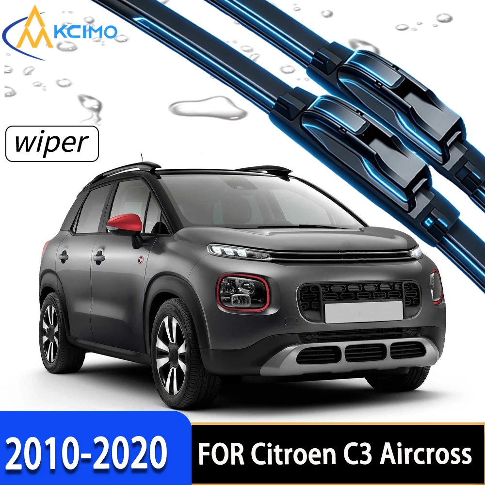 

2Pcs Front Windshield Wiper Blades For Citroen C3 Aircross AI58/AI58R 2010-2020 Windscreen Window Accessories