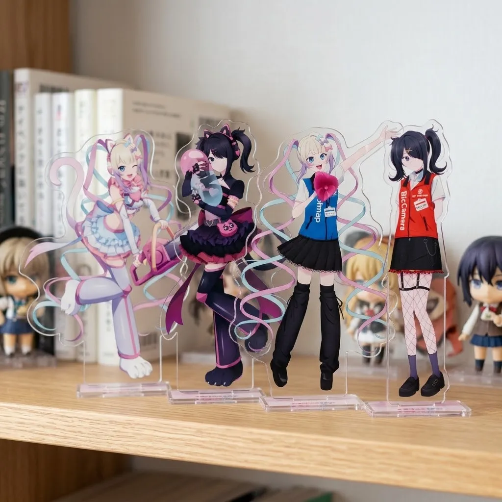 Needy Girl Overdose Acrylic Keychain Anime Figure Pendant Key Ring Gift for Fans