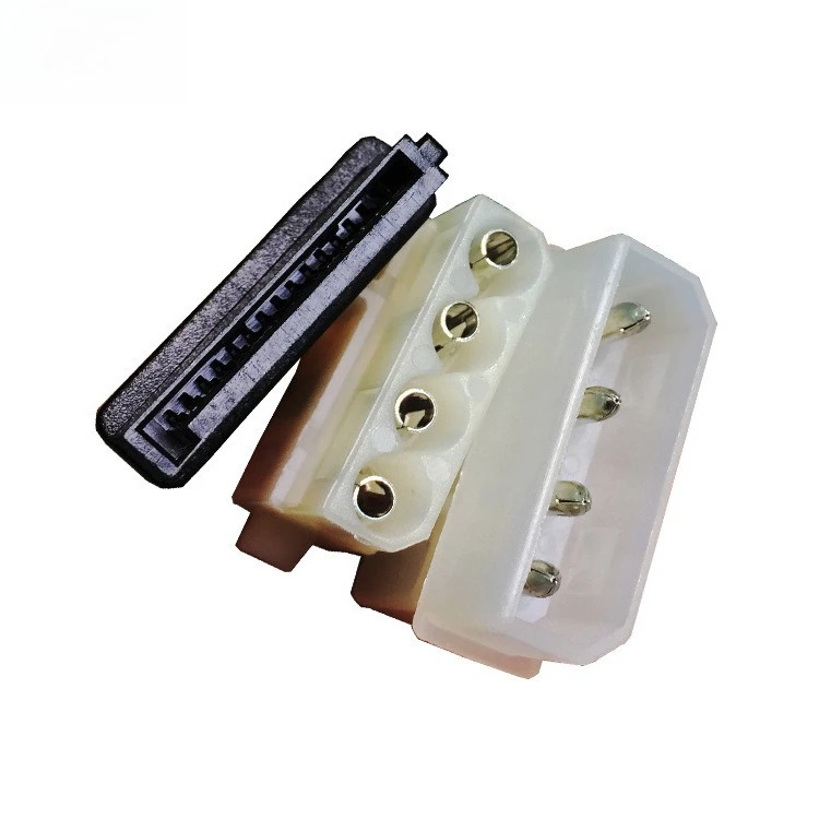 15P SATA 암-대형 4P 수 및 대형 4P 암 단자 1포인트 및 2개의 전원 케이블 컴퓨터 하드 디스크 케이블 0.1M 0.2M