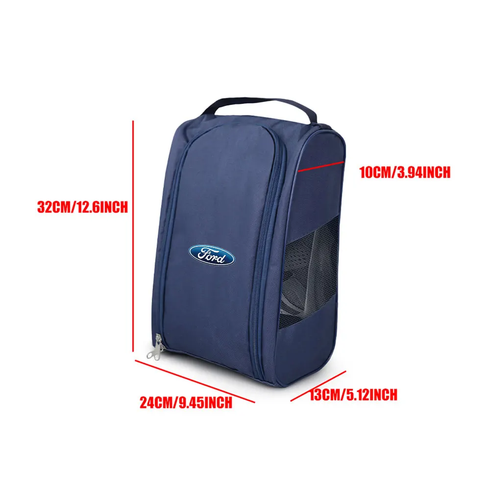 1pcs Car Emblem Sneaker Storage Bag Outdoor Shoes Storage Tools For Ford Ranger ST Focus Galaxy Mondeo Transit Tourneo Mustang - view 3