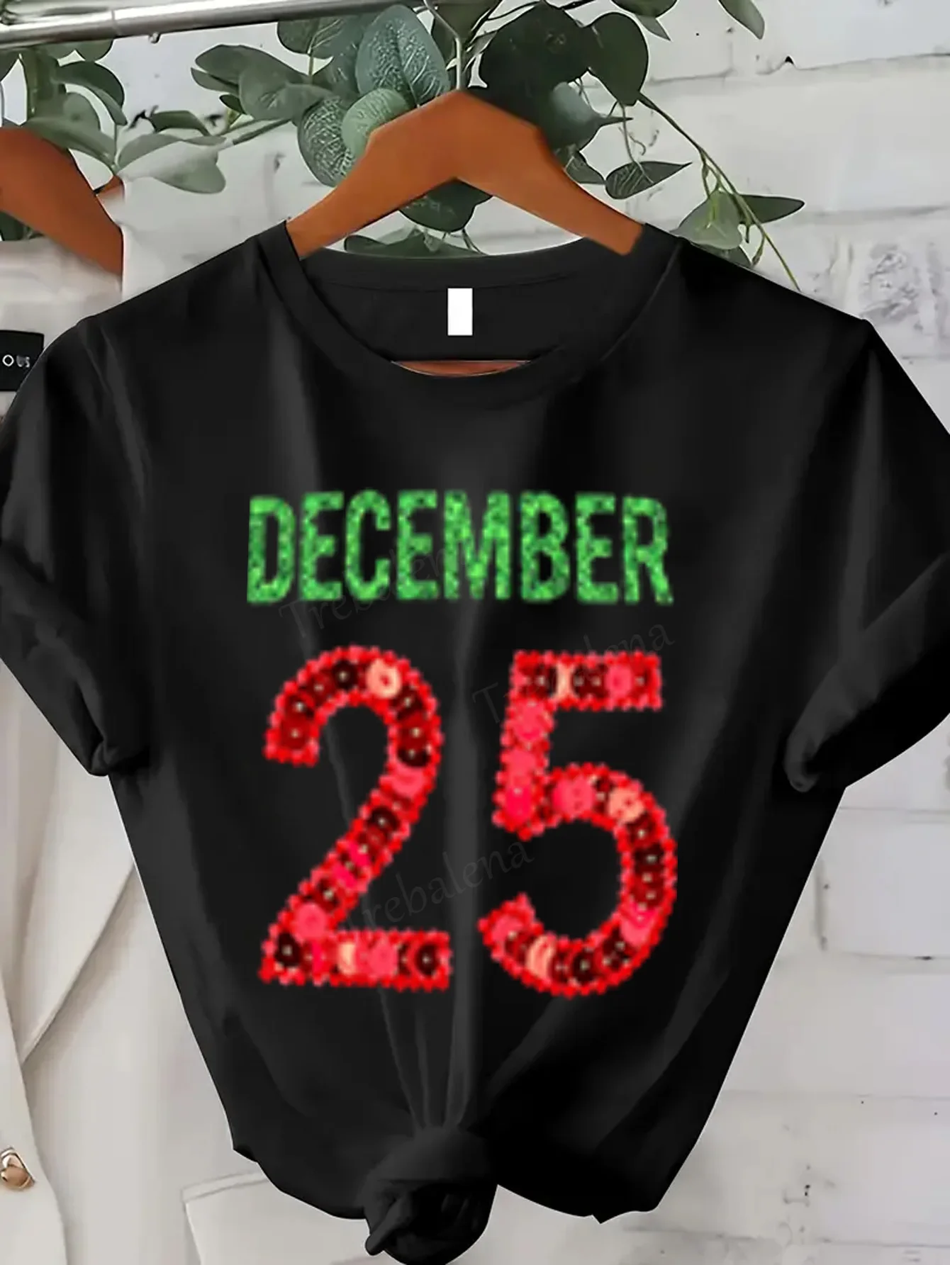 Women T-shirt Sexy Christmas T-Shirt 