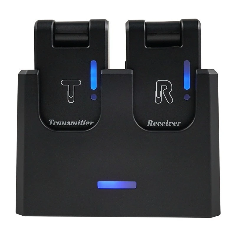 Wireless Transmitter Receiver, Bluetooth In-Ear Monitor, Audio Cable for Electric Guitar, 10m Range, High Fidelity Sound
