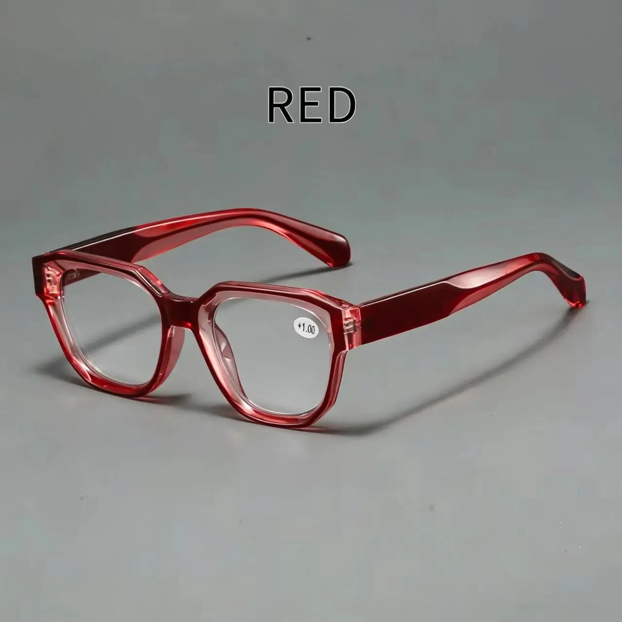 1PCS New Reading Eyeglasses High Quality Square Fashion Versatile Antiblulet, Glasses Unisex Readers Man Woman Reading Glasses