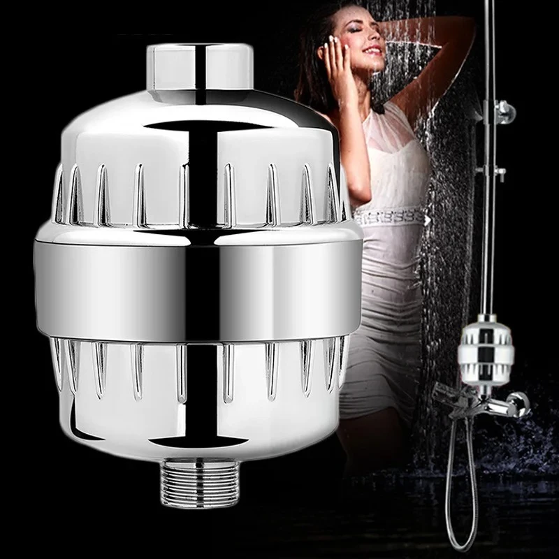 New Shower Head Filters Residual Chlorine Removal Water Purification Remove Chlorine Heavy Metals Filtered Showers Head Soften