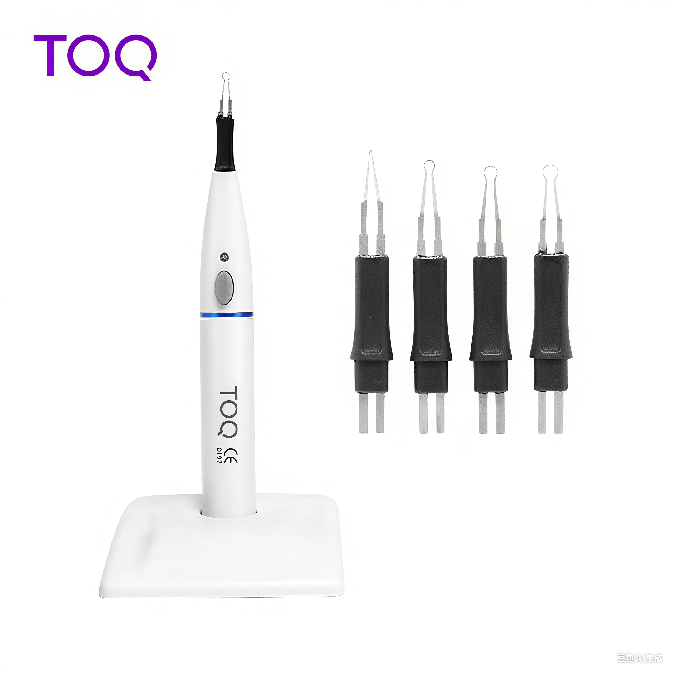 

Dental Gutta Percha Tooth Gum Cutter with 4 Tips Endo Obturation System Dental Dissolved Breaker Gutta Percha Cutter