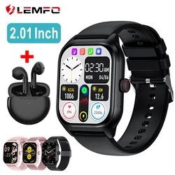 LEMFO reloj hombre reloj inteligente relojes inteligentes LT10 para hombre mujer accesorio de pulsera deportivo resistente al agua con Bluetooth llamadas seguimiento de actividad y música regalo para Android 2024 2024