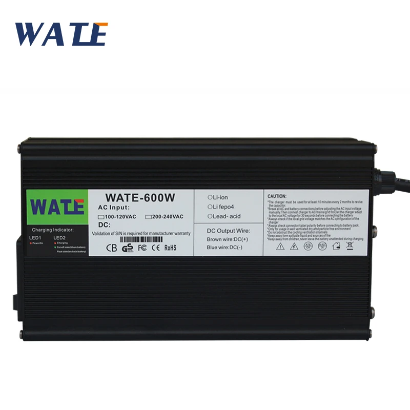 

42V 10A charger for 10S Li-ion battery pack 4.2V*10=42V battery smart charger support CC/CV