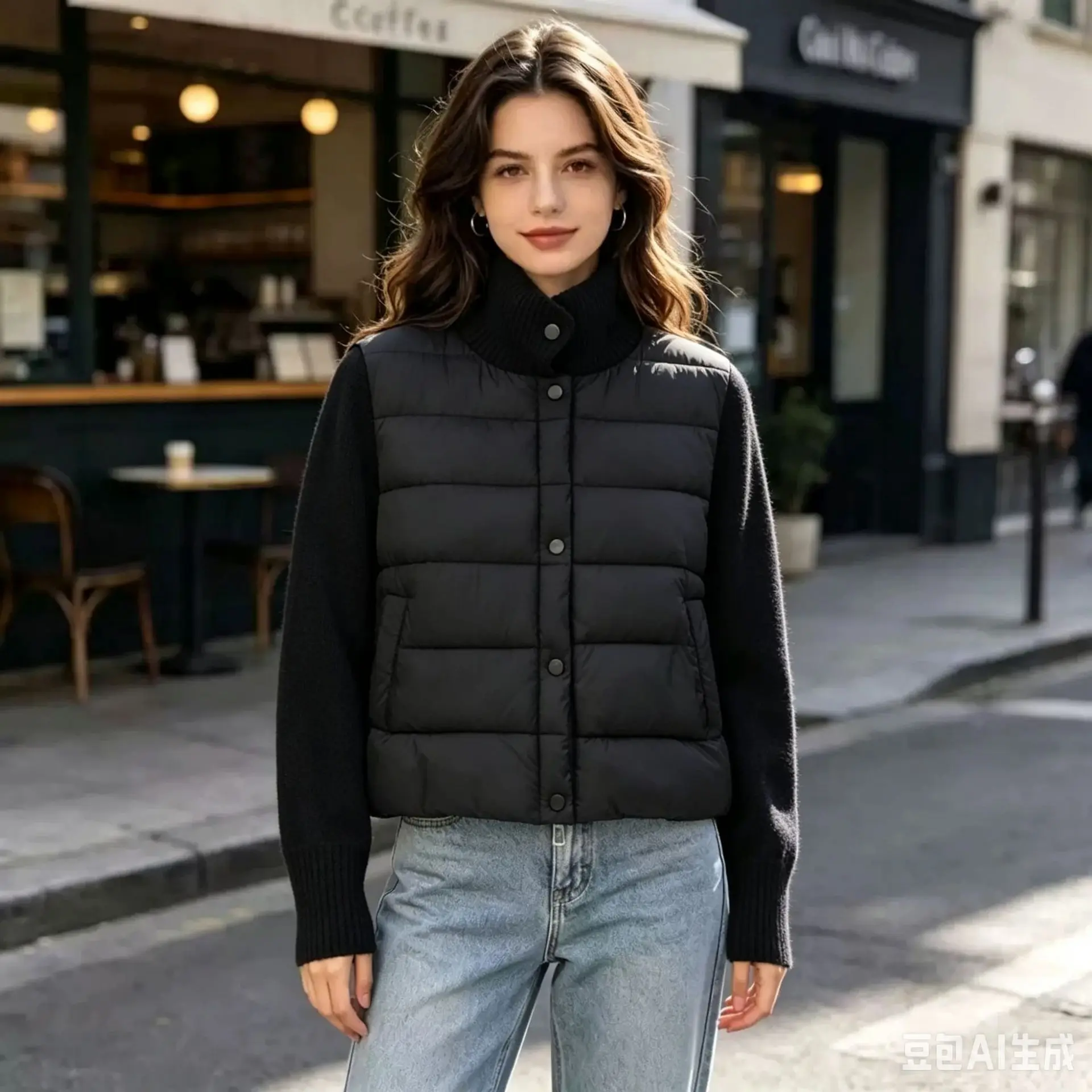 Winter Women's Jacket Thick Warm Short Parka Black Coats Woman Parkas Elegant Zipper Cotton Jackets Coat Female New