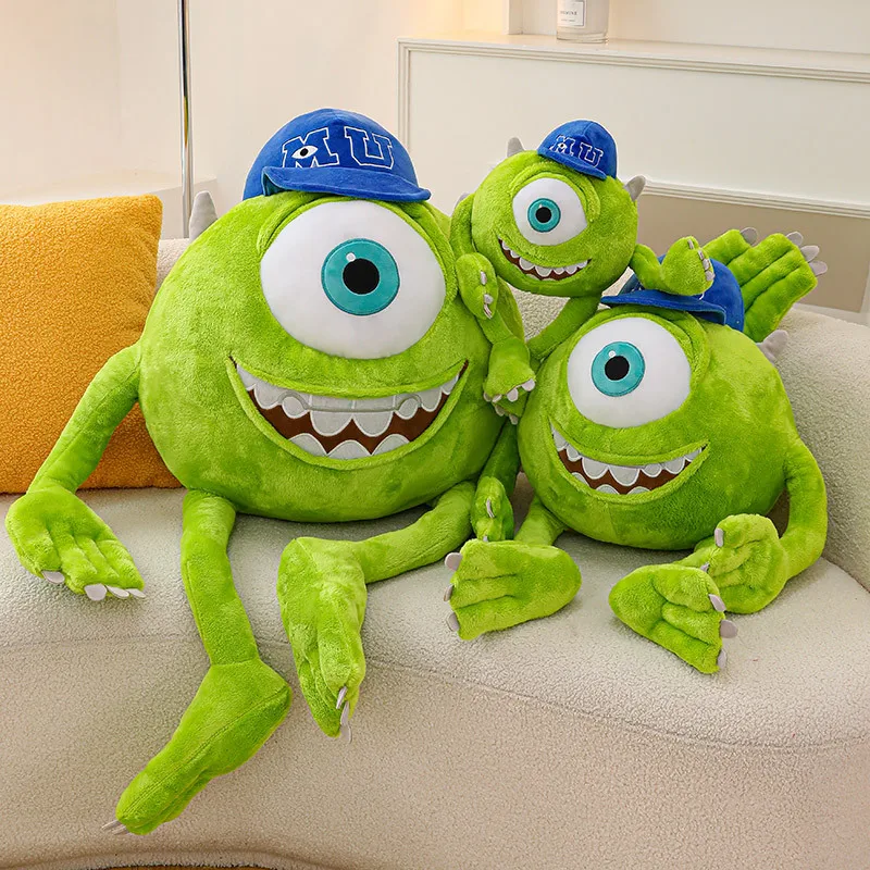 

Disney Monster University Mike Wazowski плюшевая кукла с длинными ножками и большими глазами, мягкая подушка, подушка для спинки дивана, украшение комнаты, игрушки, подарки