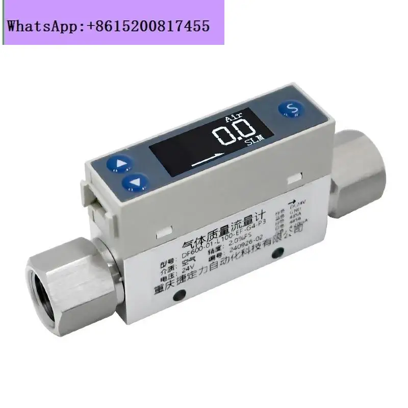 Flowmeter gas mems chip control digital flow meter mass gas micro flow meter DF600 series