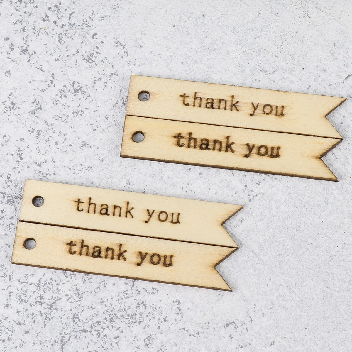 

60Pcs Wooden Art Decorations Letter Printing Craft Ornaments Smooth Surface Photo Props Wedding Christmas Holiday Decor