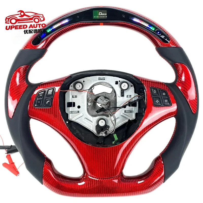 For Car interior accessories ged display carbon fiber steering wheel BMW E series E46 E60 E39 E90 E92 E82 E88 E89 E93