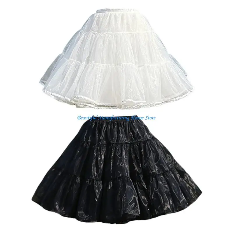 E56A Comfortable Layered Tulle Skirt Photography Event Skirt For Unique Cosplay Short Looks