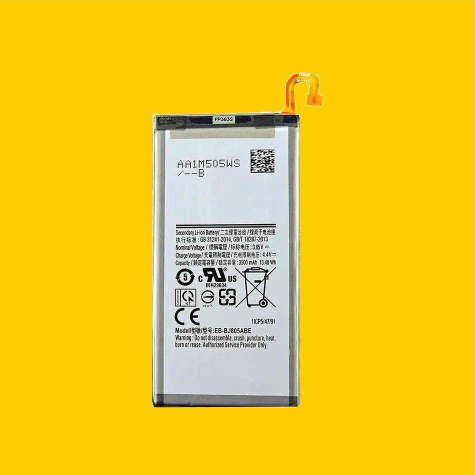 

Mobile Phone Battery EB-BJ805ABE 3500Mah Long Lasting For Samsung Galaxy A6 Plus A6+ SM-A605F A605G A6050 A605K A605FN A605GN